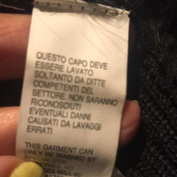 Italian Rabbit Fur Sweater - Picture 9 of 11